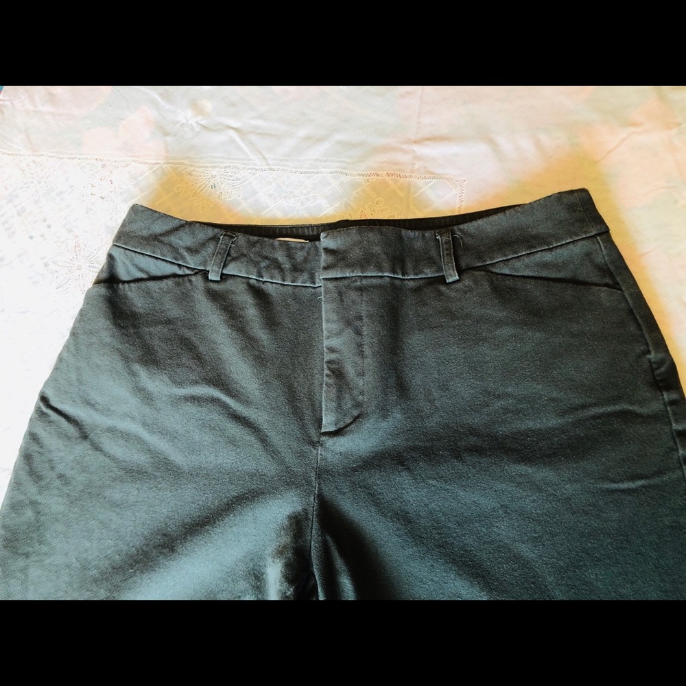Charter Club Newport Slim Crop Pant, 10 Army Green